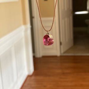Authentic Swarovski crystal heart necklace